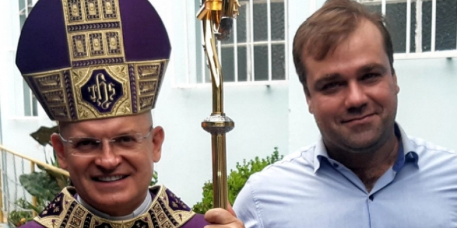 Diocese recebe congratulações do Vereador Gustavo Pozzi