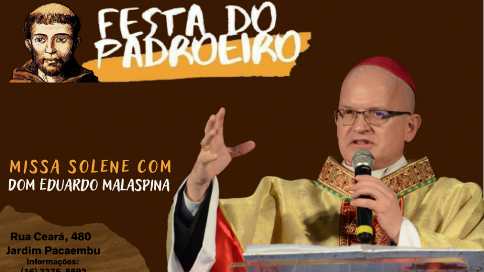 Dom Eduardo Malaspina presidirá missa em honra a São Francisco de Assis