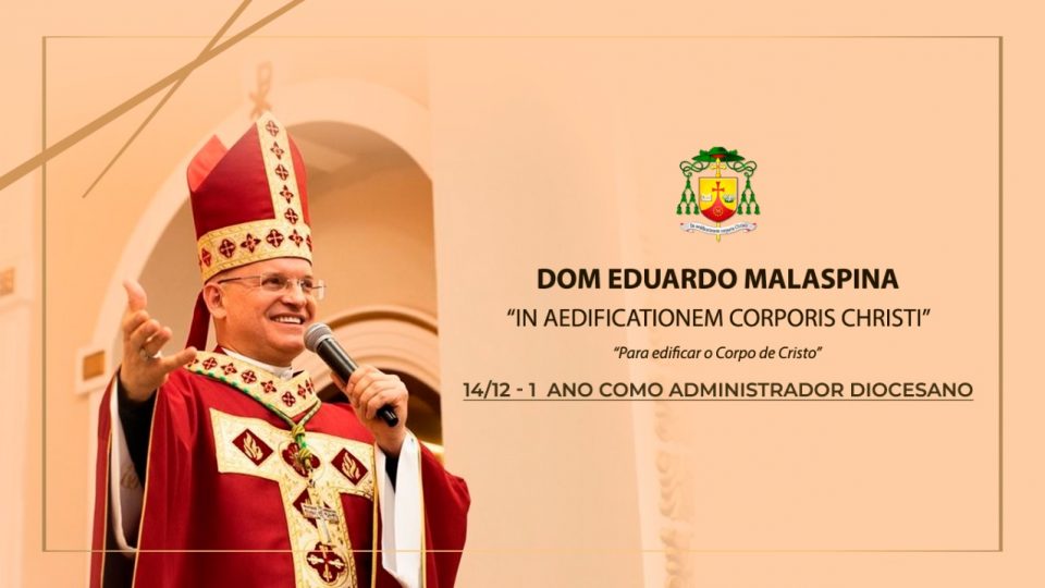 Administrador Diocesano completa um ano a frente da Diocese de São Carlos