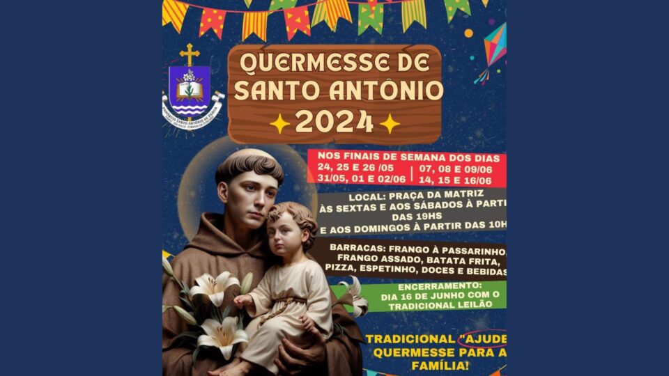 Quermesse de Santo Antônio em Itapuí começa dia 24 de maio