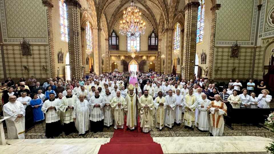 Dom Luiz preside missa em ação de graças pela Diocese de Jaú