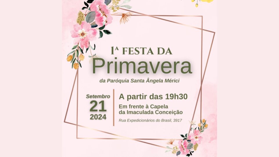 Festa da Primavera na Paróquia Santa Ângela em Araraquara