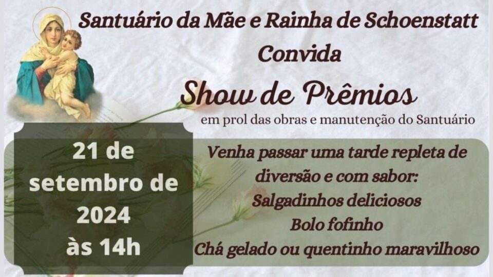 Show de Prêmios no Santuário da Mãe Rainha