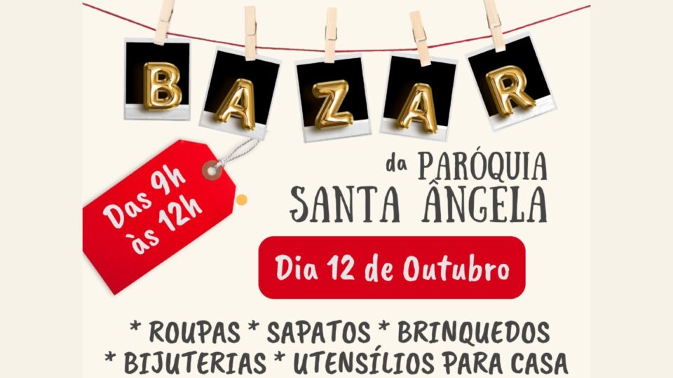 Bazar da Paróquia Santa Ângela em Araraquara