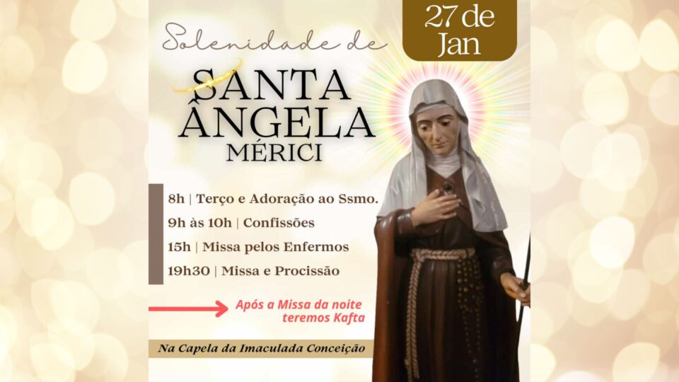 Festa de Santa Ângela Mérici em Araraquara