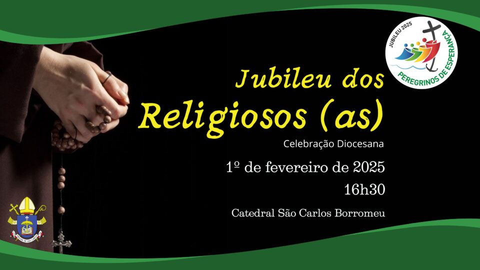 Jubileu dos Religiosos será no dia 1° de fevereiro